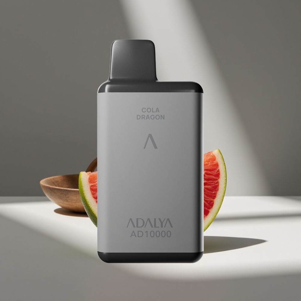 Adalya AD 10000 نَفَس سيجارة إلكترونية كولا دراغون، 14 مل، 2% نيكوتين، شحن USB-C