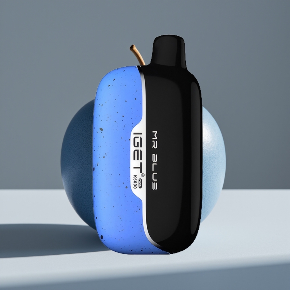 IGET Moon K5000 نكهة السيد بلو 5000 نفخة حجم 49.5x25.3x99.4 مم مقاوم 1.35 أوم